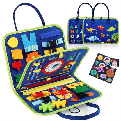 Montessori Travel Toy Felt Activity Quiet Books Busy Board Activity Educational Sensory Learning Book